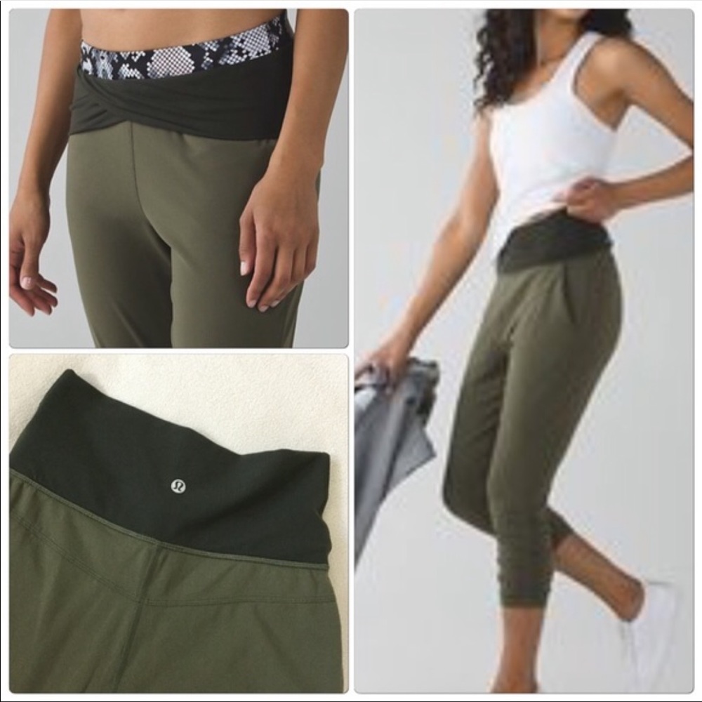 NWOT Lululemon High-Waist Cropped Legging (Color IVORY)